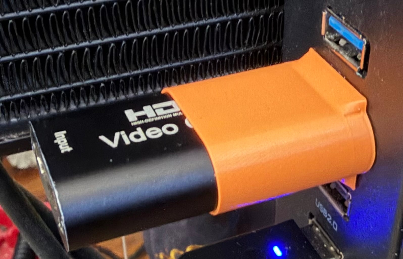 Generic USB-HDMI Video Capture Port Stabilizer 3d model