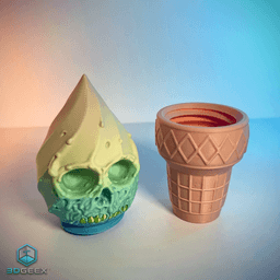 I Scream: Skull, Zombie & Ghostface 3d model