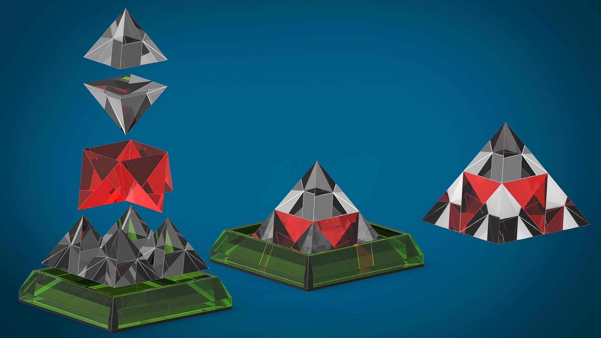 Pyramid Puzzle 3d model