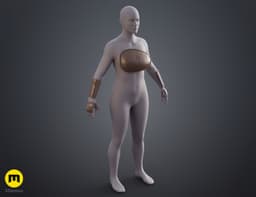Ghost of Yotei Atsu Shinobi Armor 3d model