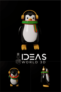 Winter Penguin – Adorable Season 3D Model 3d model
