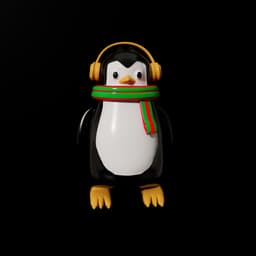 Winter Penguin – Adorable Season 3D Model 3d model