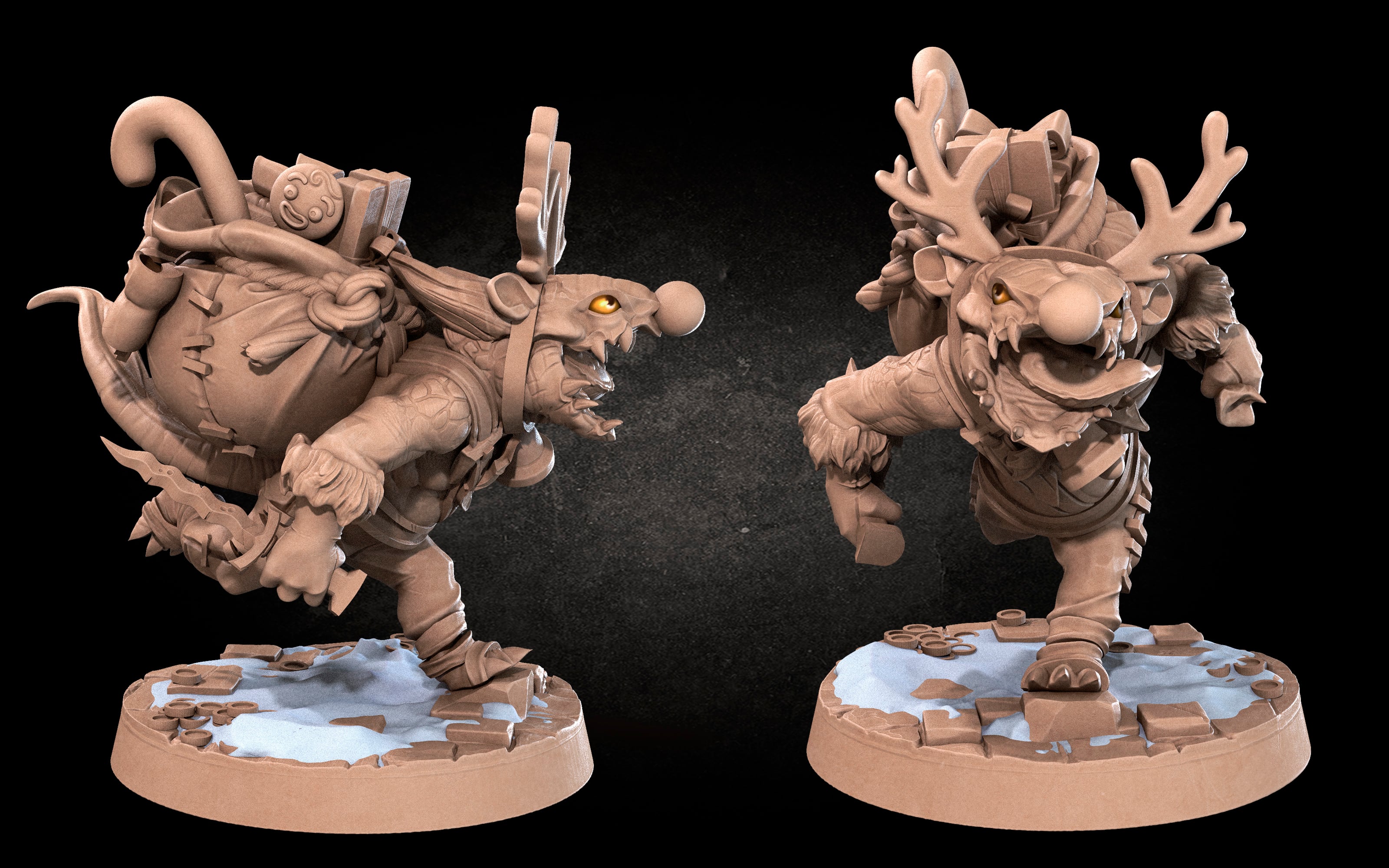 Rogue Kobold Christmas Edition 3d model