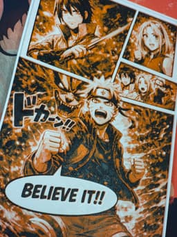 Naruto – Manga Style HueForge Wall Art.3mf 3d model