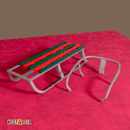 Vintage children's sledge 3d model