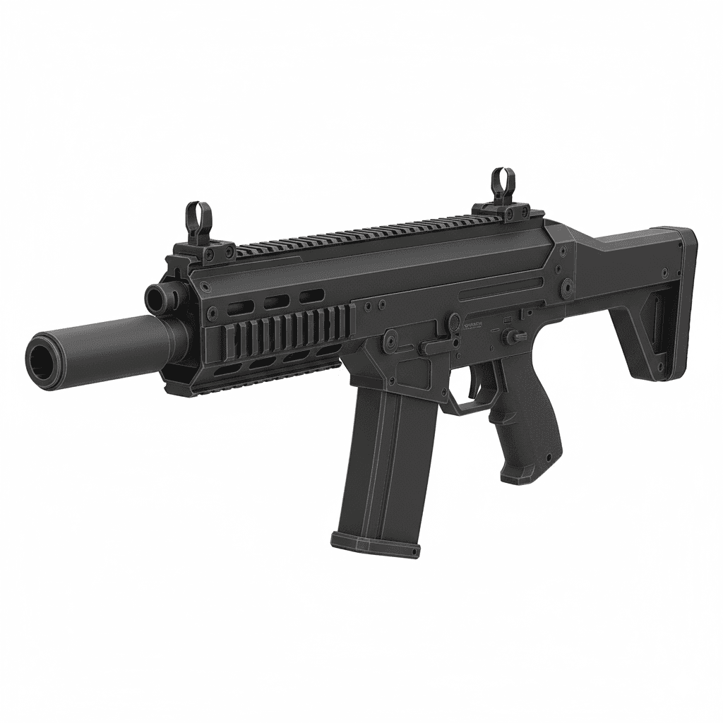 Gun KRISS Vector 9mm Tactical SMG 3d model