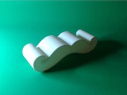 Mustache, nestable box (v1) 3d model