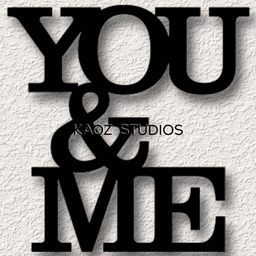 you & me wall decor lovers wall art valentines day decoration wedding 3d model