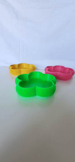 Ultimate Stackable Ribbed Organizer Bowl - V3 3d model