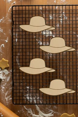 Hat Cookie Cutter, Biscuit Cutter 3d model