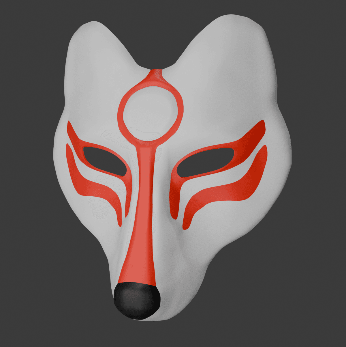 Fox Mask Shape Full Face Fox Mask - 3D model by perihelion_prints on Thangs