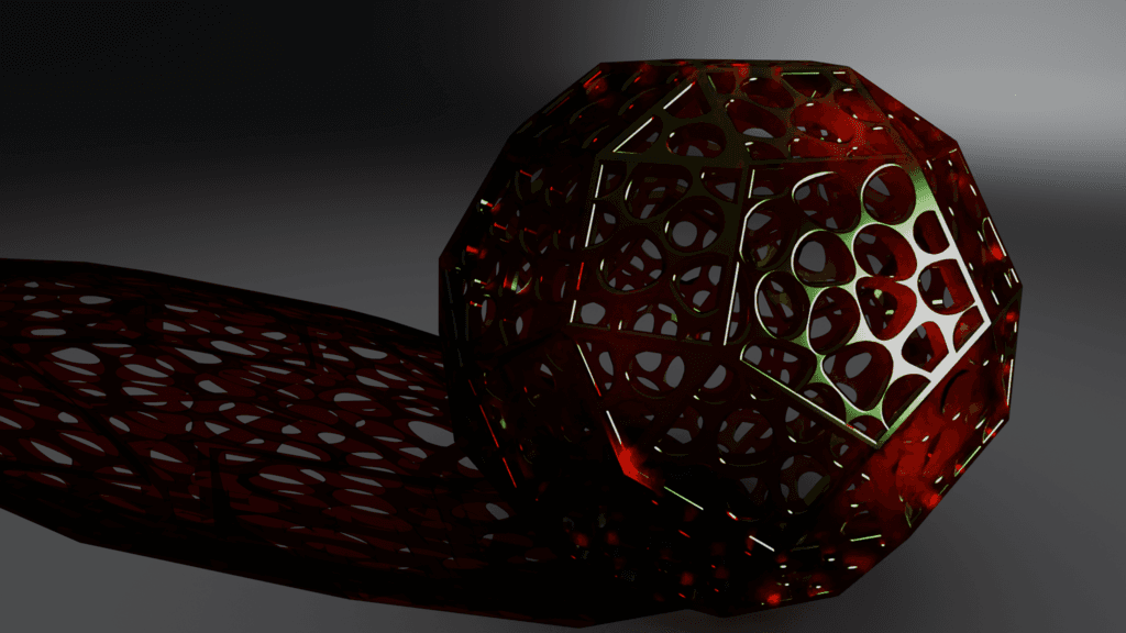 Voronoi Rhombicosidodecahedron (Test) 3d model
