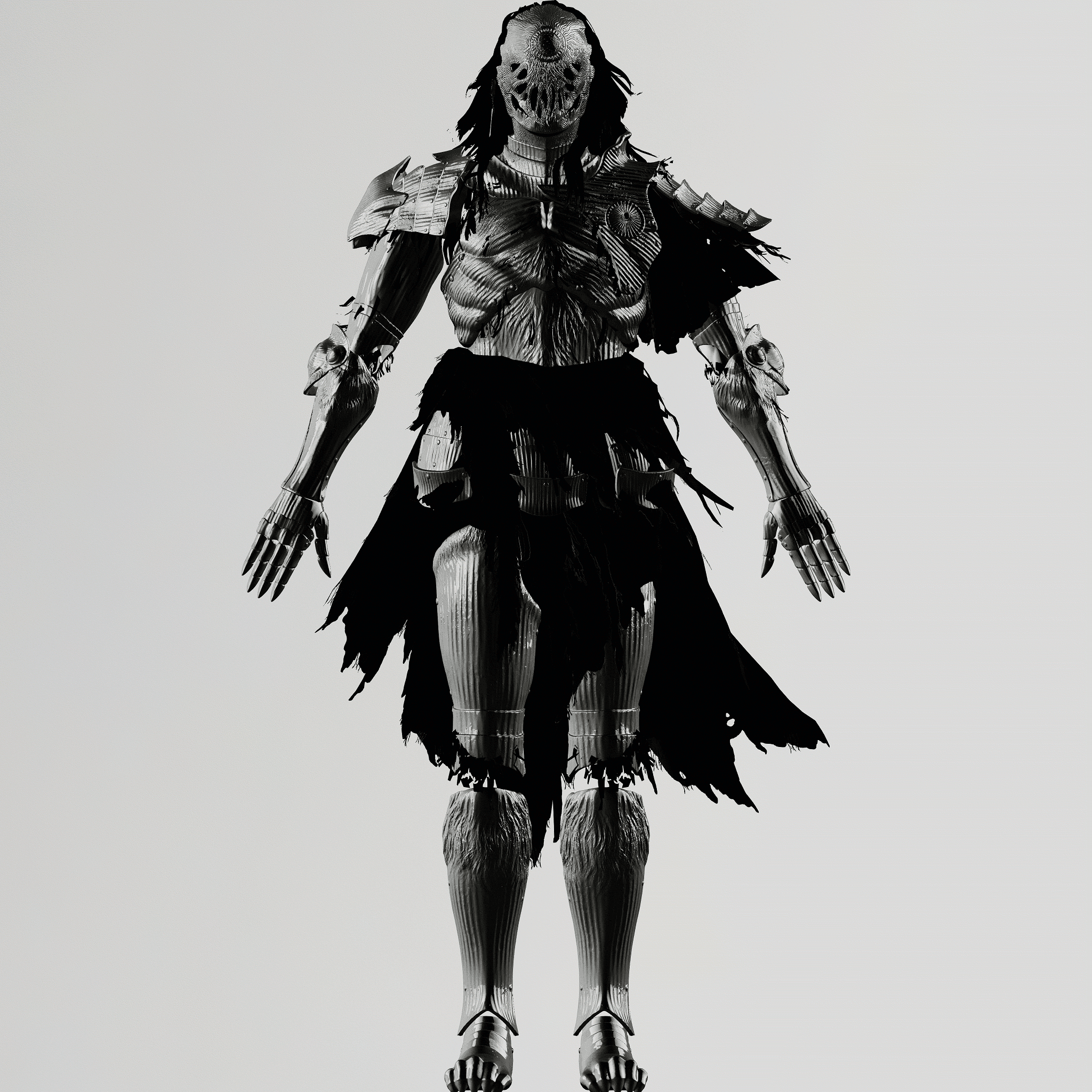 EXECUTOR DARKNESS FULL ARMOR SET - Elden Ring Cosplay Fan Art Stl Model 3d model