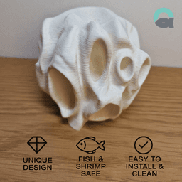 Aquarium Tunnel Cave, Fish & Shrimp Breeding Hide, Fish Tank Unique Design Decor 3d model