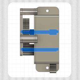 MULTI-STAGE COMPOUND GEARBOX 93:1 | HIGH TORQUE SPEED REDUCER 3d model
