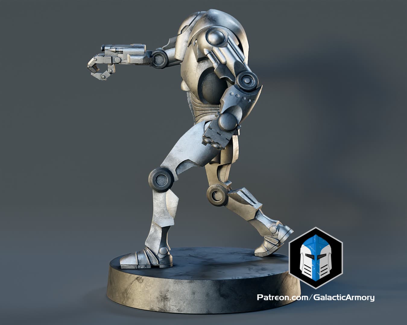 Droid Miniatures B2 Battle Droid Miniature - 3D model by Galactic Armory on Thangs
