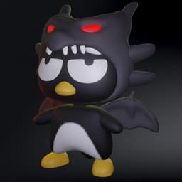 Badtz-Maru Red-Eyes Black Dragon Yugioh | Yu-Gi-OH X Hello Kitty | Sanrio Collection 3d model