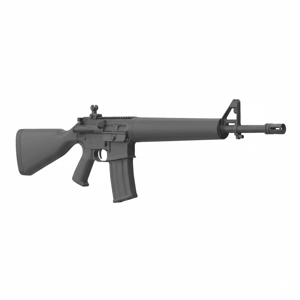 Gun FightLite SCR Sporting Rifle 3d model