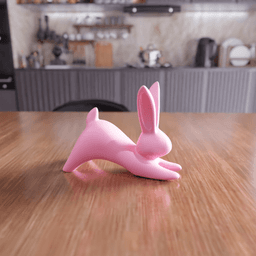 Bunny Figurine - Minimal Rabbit 3d model