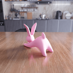 Bunny Figurine - Minimal Rabbit 3d model