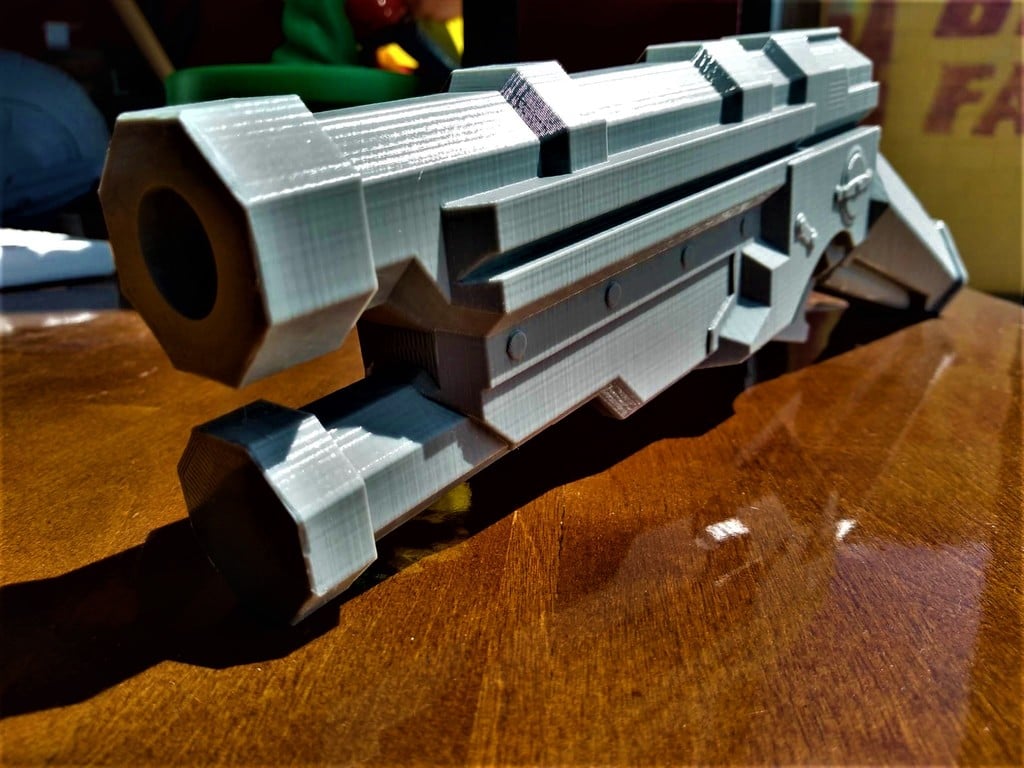 Dishonored 2 gun 3d model