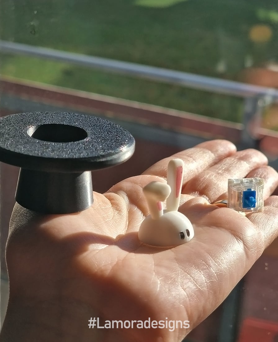 Pop-a-Boo Magic Bunny Fidget Clicker 3d model