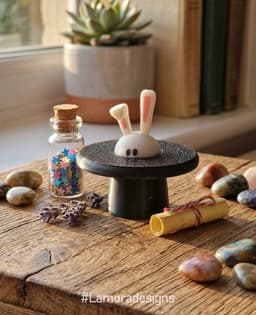 Pop-a-Boo Magic Bunny Fidget Clicker 3d model
