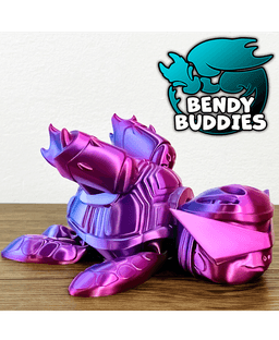 Speedle Turtle V1 / Tortoise Articulated / Print-in-Place Sea Creature / Cute Water Beast / Aqua Vil 3d model