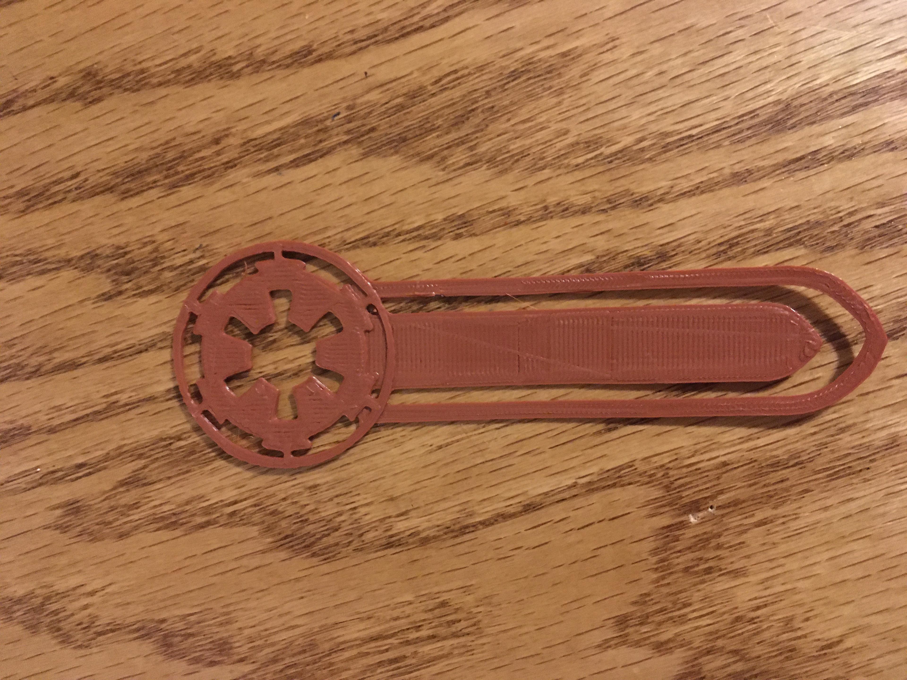 Imperial bookmark.stl - Love it! Made a video on it to! - 3d model