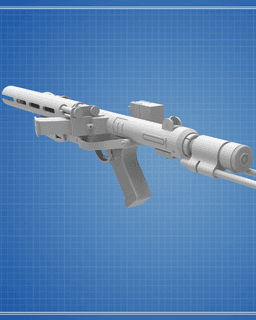 E-11D Blaster Carbine - Star Wars 3d model