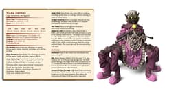 Nana Drider - Dungeon Cleaning Inc - PRESUPPORTED - Illustrated and Stats - 32mm scale 3d model