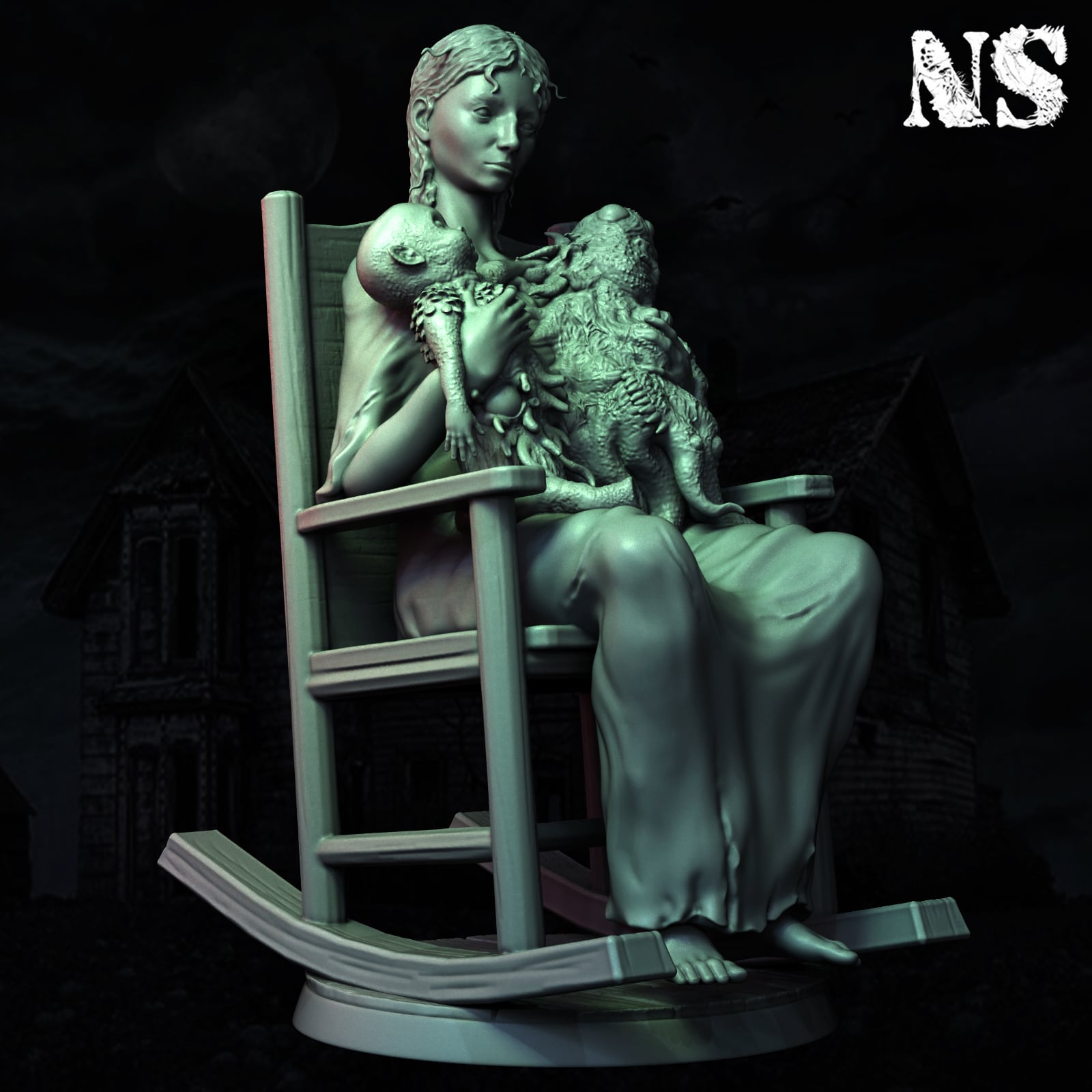 Lavinia Whateley 3d model
