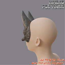 Hinako Fox Cosplay Mask Silent Hill F 3d model