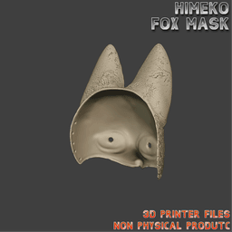 Hinako Fox Cosplay Mask Silent Hill F 3d model