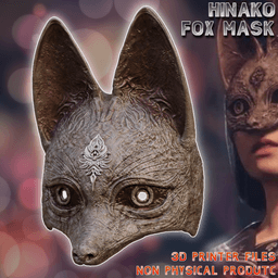 Hinako Fox Cosplay Mask Silent Hill F 3d model