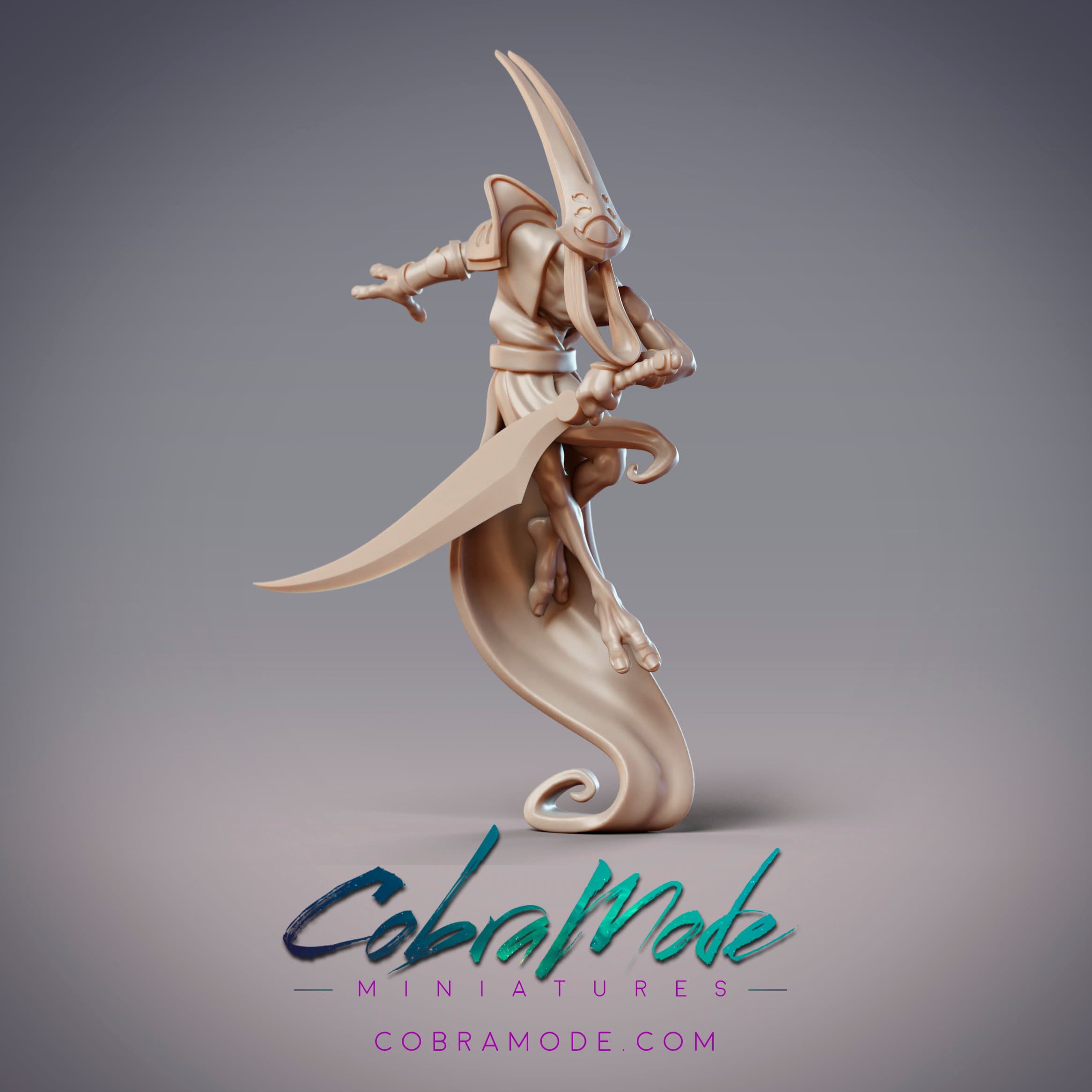 Ninja Mage Baddie - Nemesis 13 (Pre-supported) 3d model