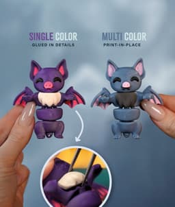 Betsy, the Flexi Bat - Magnetic Hand-Holding Companion 3d model
