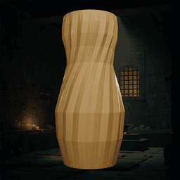 Hourglass Shaped Vase 3d model