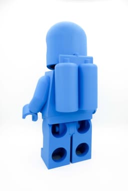 Spaceman Giant Minifigure (16") β Classic & Benny Edition! 3d model