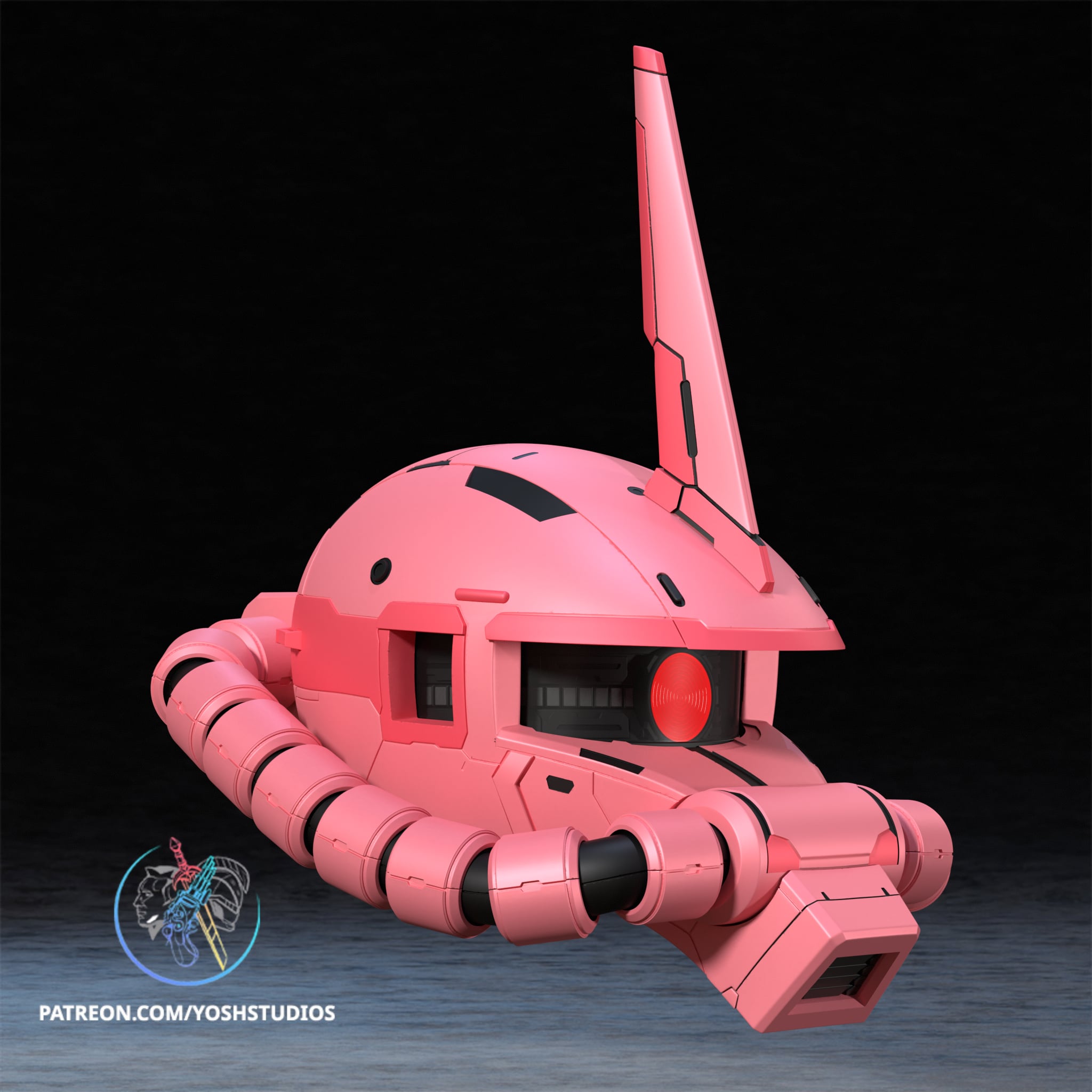 Mecha Villain Helmet 3D Printer File STL 3d model