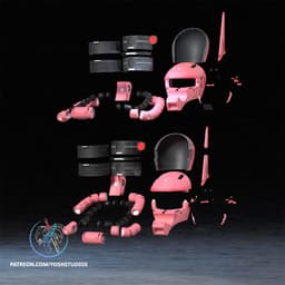 Zaku Helmet 3D Printer File STL 3d model