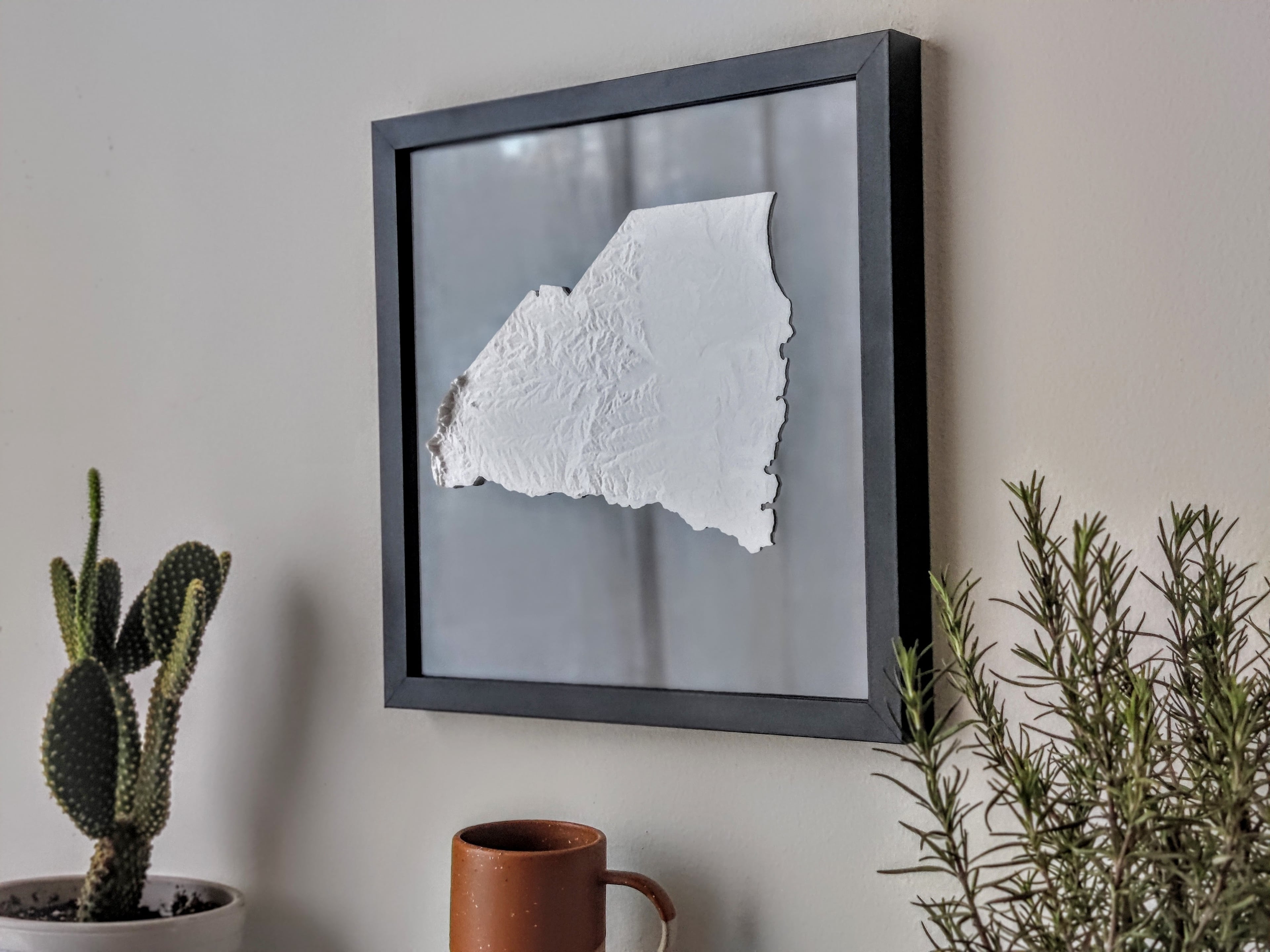 South Carolina 3d model