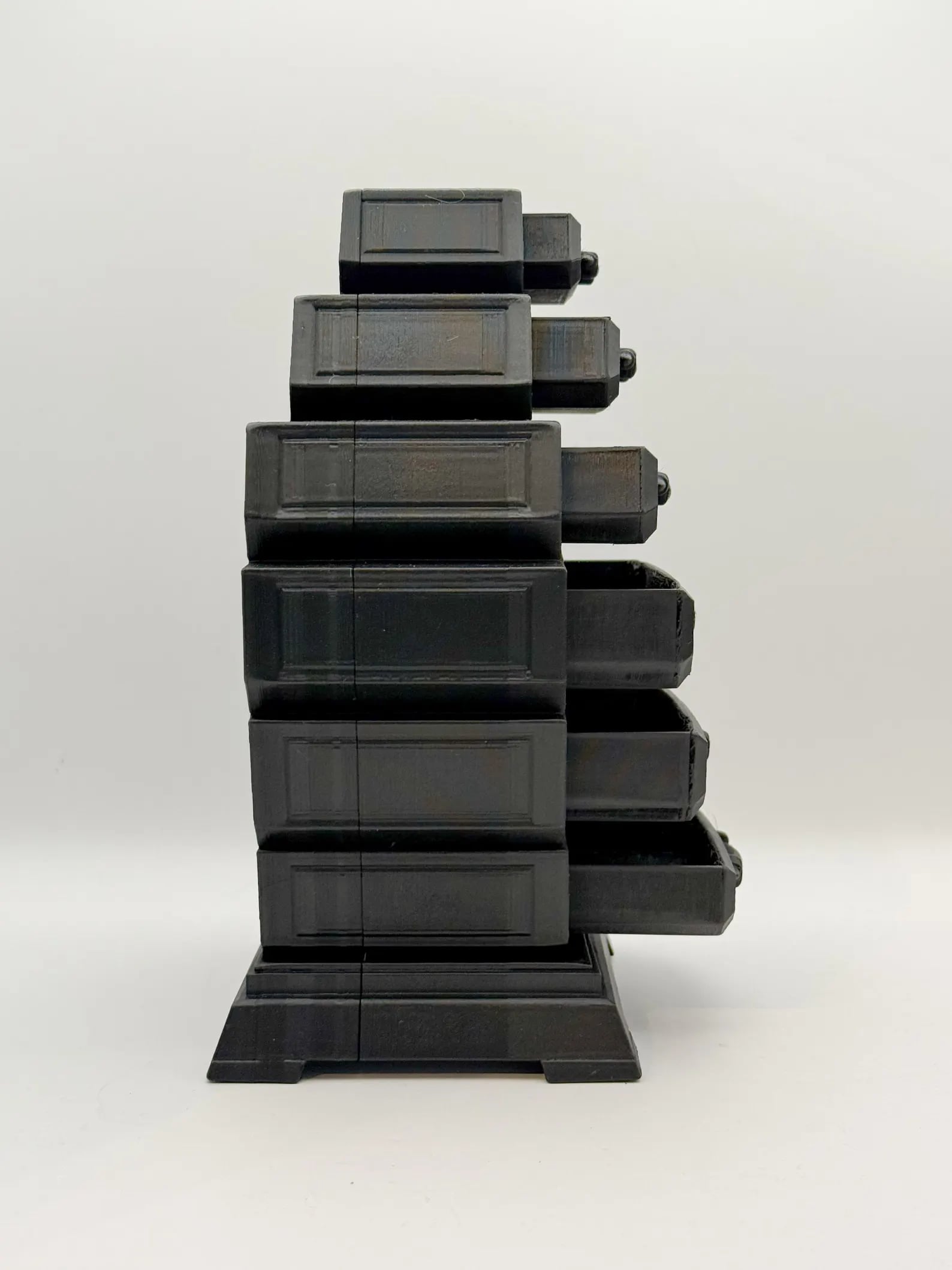 Mini Gothic Coffin Dresser (functional) 3d model