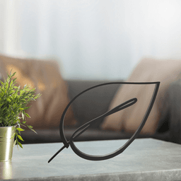 Leaf Line Art, Minimalist, Modern 3d model