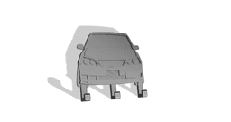 Jzx110 key hanger front 3d model