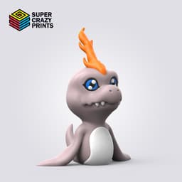 Digimon - Bukamon 3d model