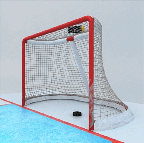 Hockey goal 3d model