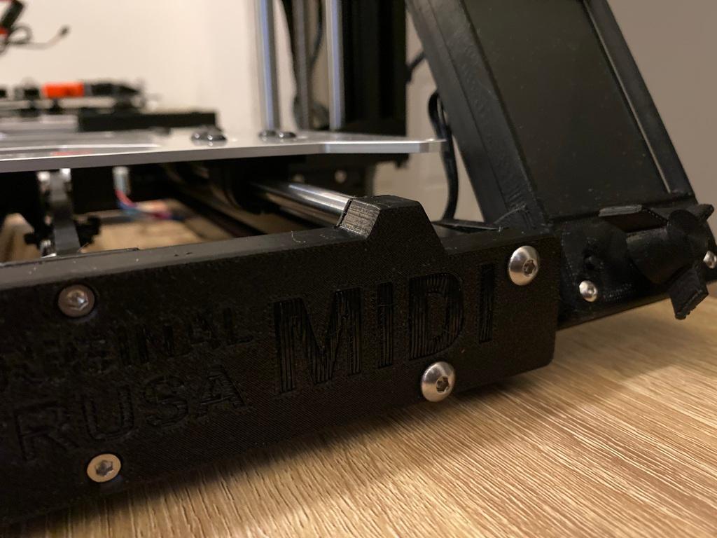 Prusa Mini "MIDI" (Y Axis Front Plate Re-Label) 3d model