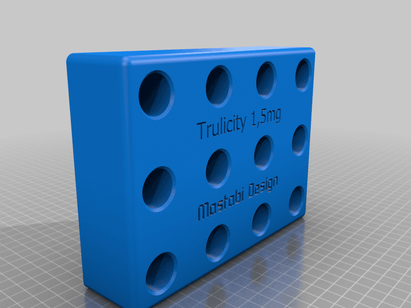 Trulicity stand 3d model