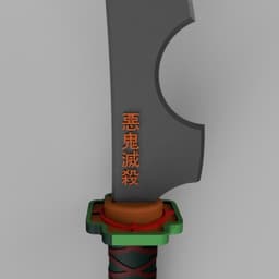 Tengen Uzui Katana 3d model